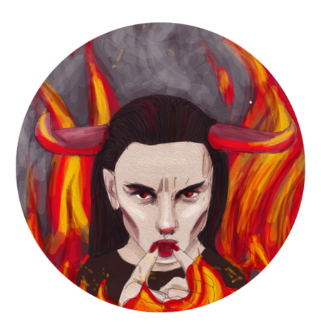 Nadruk Znaki Zodiaku Byk Taurus - Przód