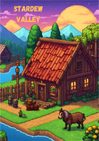 Nadruk Stardew Valley 2 - Przód