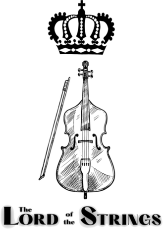 Nadruk Lord of the Strings - contrabass - Przód