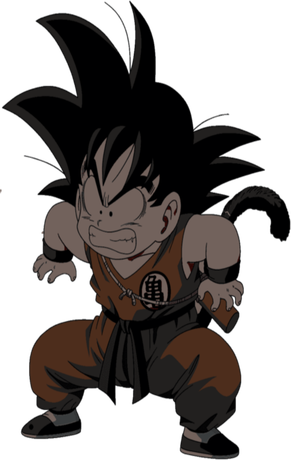 Nadruk Son Goku junior - Tył