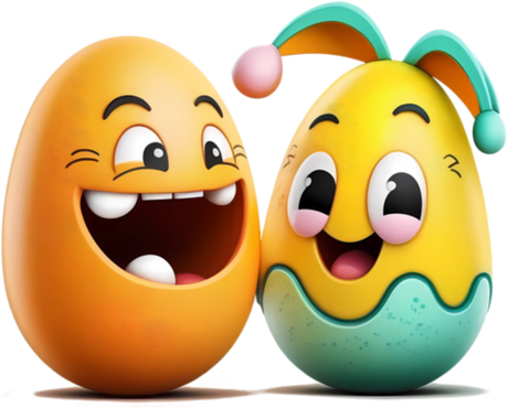 Nadruk Wielkanocne jaja - Przód